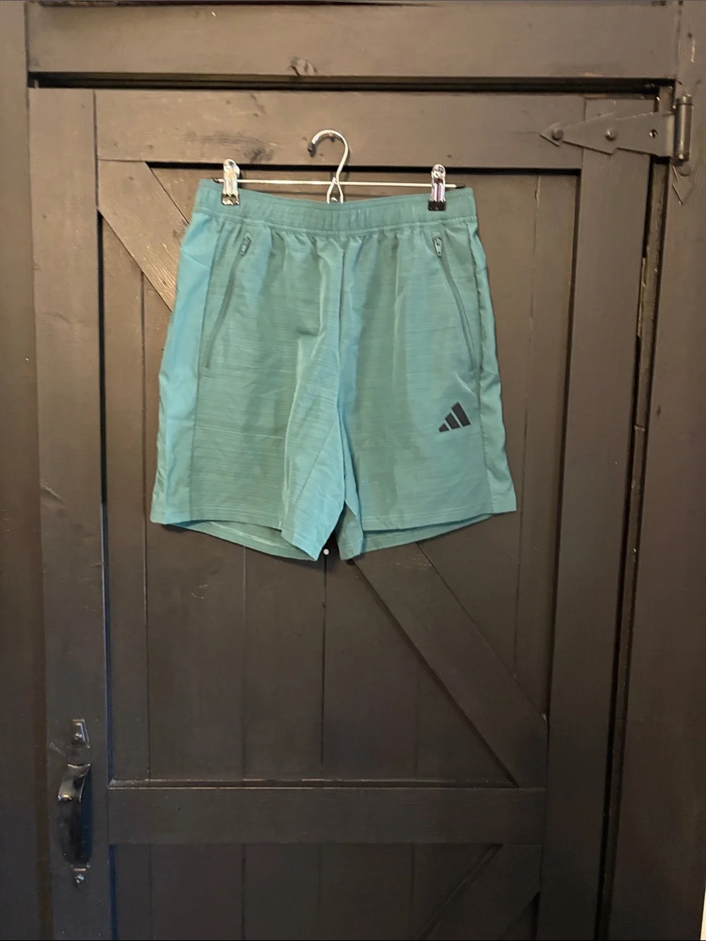 adidas Men's Teal Athletic Training Shorts